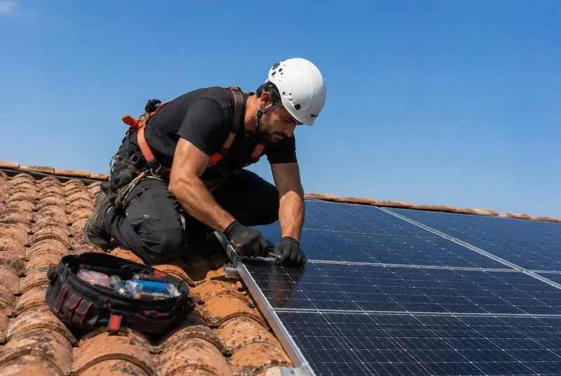 Maintenance et monitoring de panneaux solaires à Mant