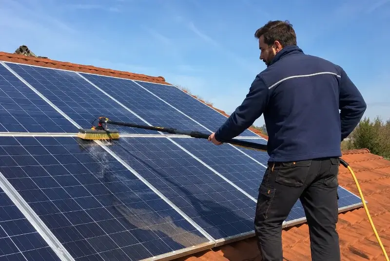 Nettoyage et entretien de panneaux solaires à Mant