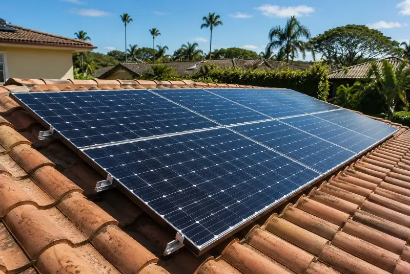 Installation de panneaux solaires à Mant